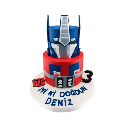 Transformers Doğum Günü Pastası