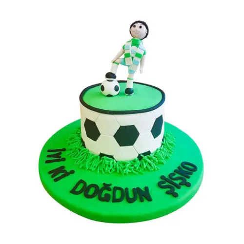 Futbol Doğum Günü Pastası