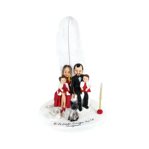 Aile Figürlemeli Butik Pasta