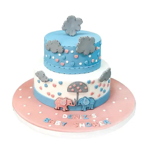 Baby Shower Doğum Günü Pastası