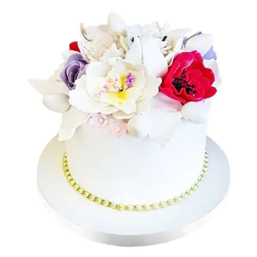 Çiçek Demeti Doğum Günü Pastası