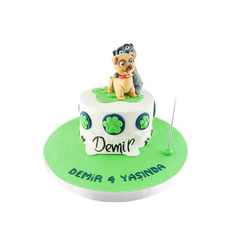 Sevimli Köpekler Doğum Günü Pastası