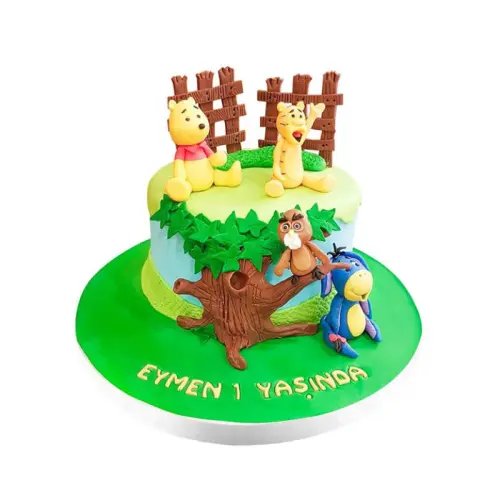Winnie ve Arkadaşları Pastası