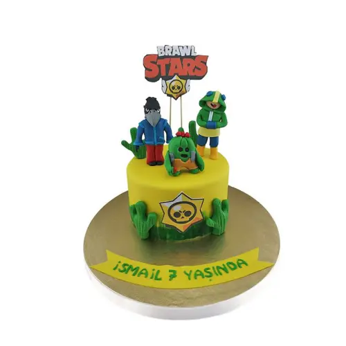 Brawl Stars Temalı Butik Pasta