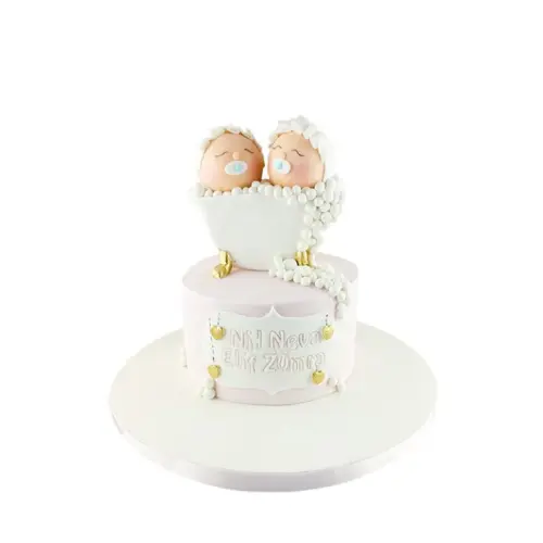 İkiz Kardeşler Yaş Günü Pastası