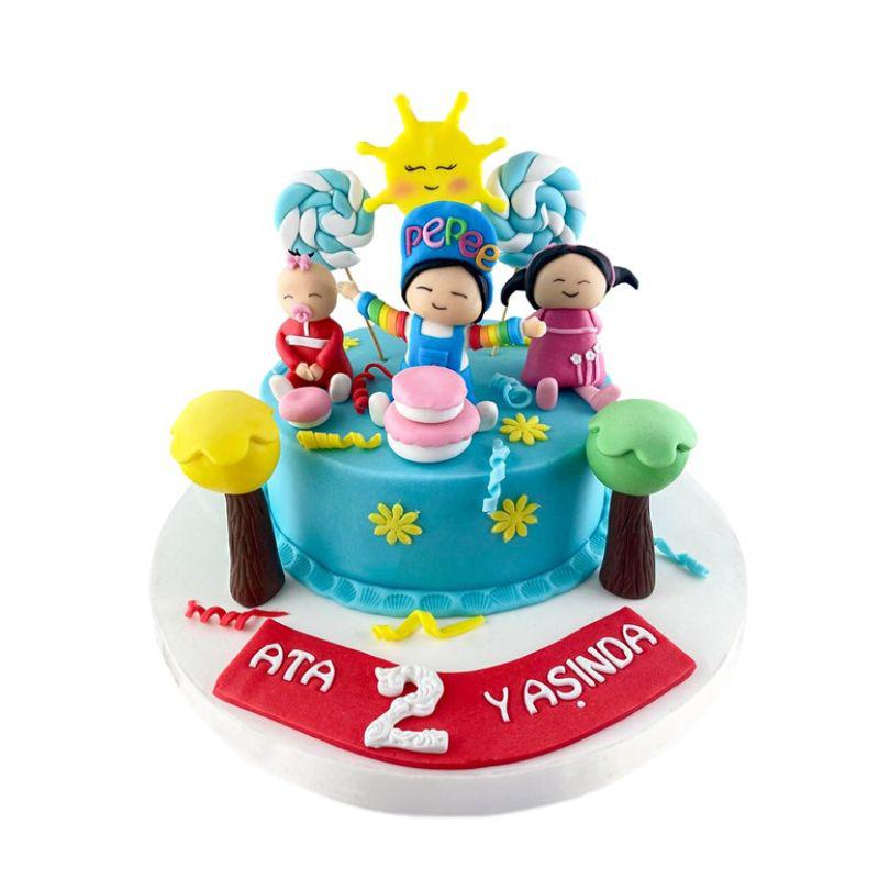 Pepee ve Arkadaşları Doğum Günü Pastası