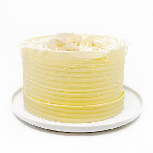 Muzlu Fındıklı Pasta (Beyaz)