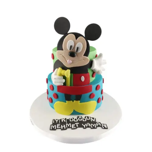 Figürlü Mickey Mouse Butik Pasta