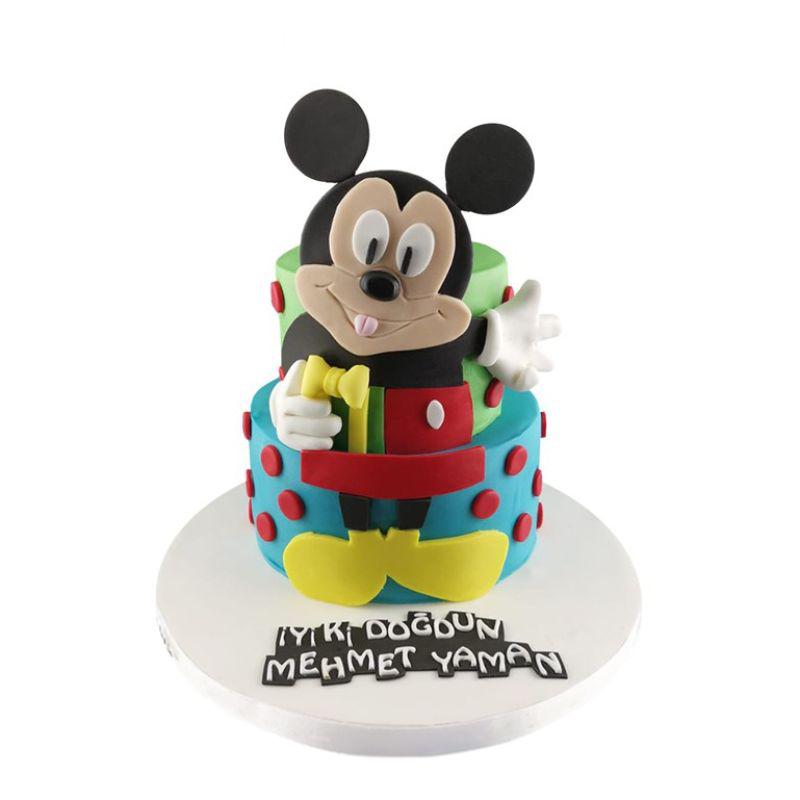 Figürlü Mickey Mouse Butik Pasta