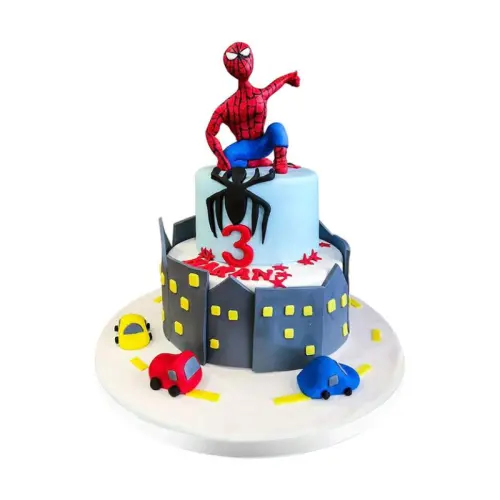 Spiderman Doğum Günü Pastası