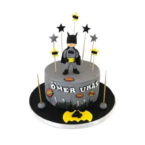 Yarasa Adam Doğum Günü Pastası