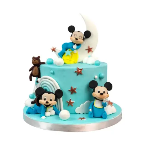 Miki Mouse Konseptli Doğum Günü Pastası