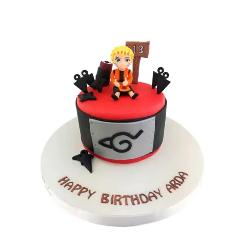 Naruto Doğum Günü Pastası