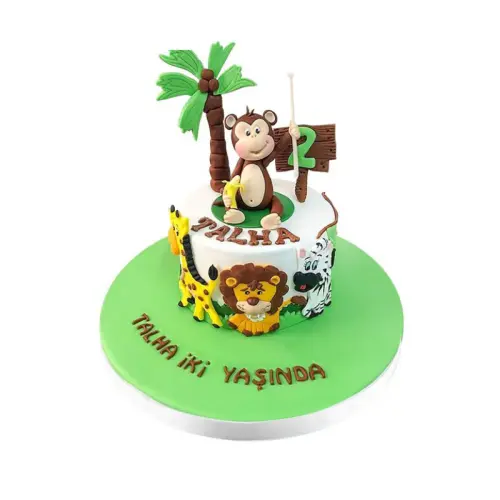 Monkey ve Hayvanlar Butik Pasta