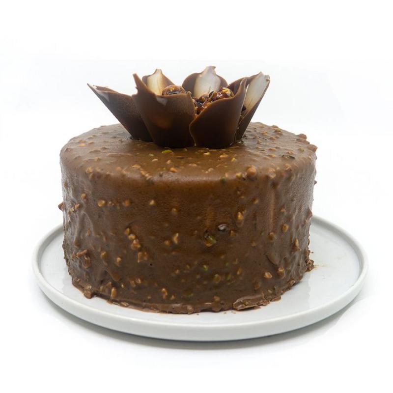 Krokanlı Çikolatalı Pasta