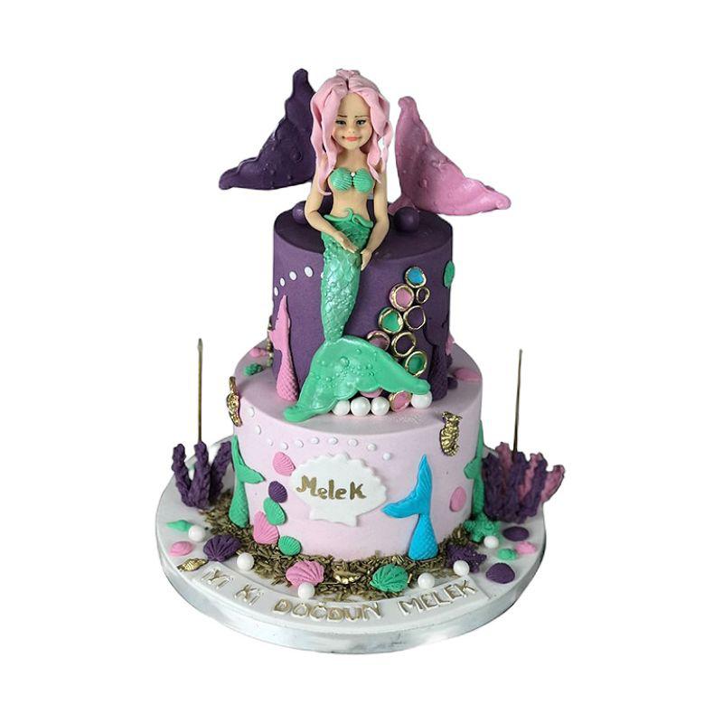 Deniz Kızı Doğum Günü Pastası