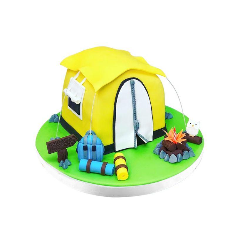 Camping Doğum Günü Pastası