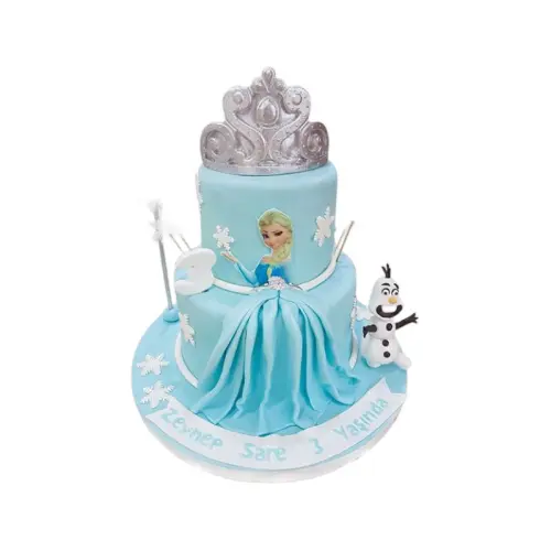 Elsa ve Olaf Karlar Ülkesi Pastası