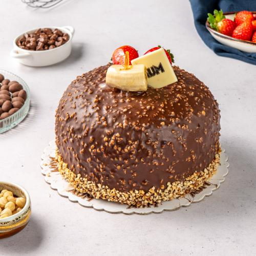 Çilekli Muzlu Çikolatalı Pasta